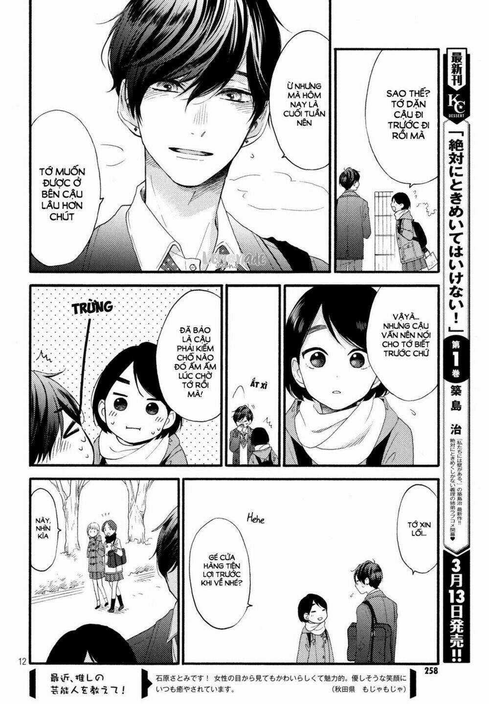 Hananoi-Kun Và Căn Bệnh Tình Yêu Chapter 3 trang 13