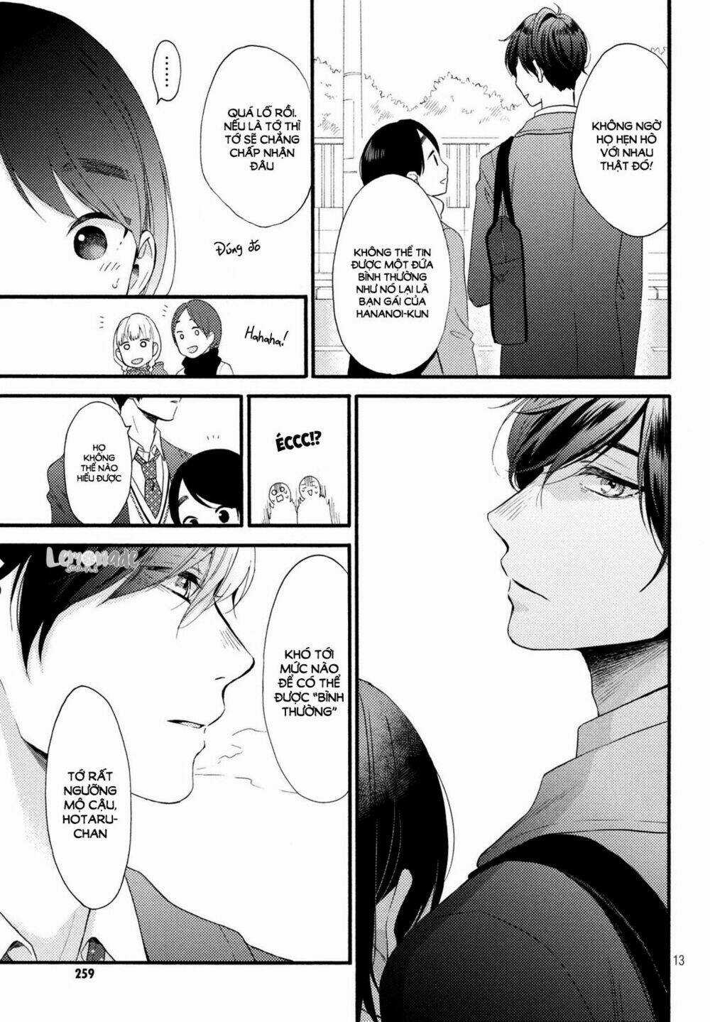 Hananoi-Kun Và Căn Bệnh Tình Yêu Chapter 3 trang 14
