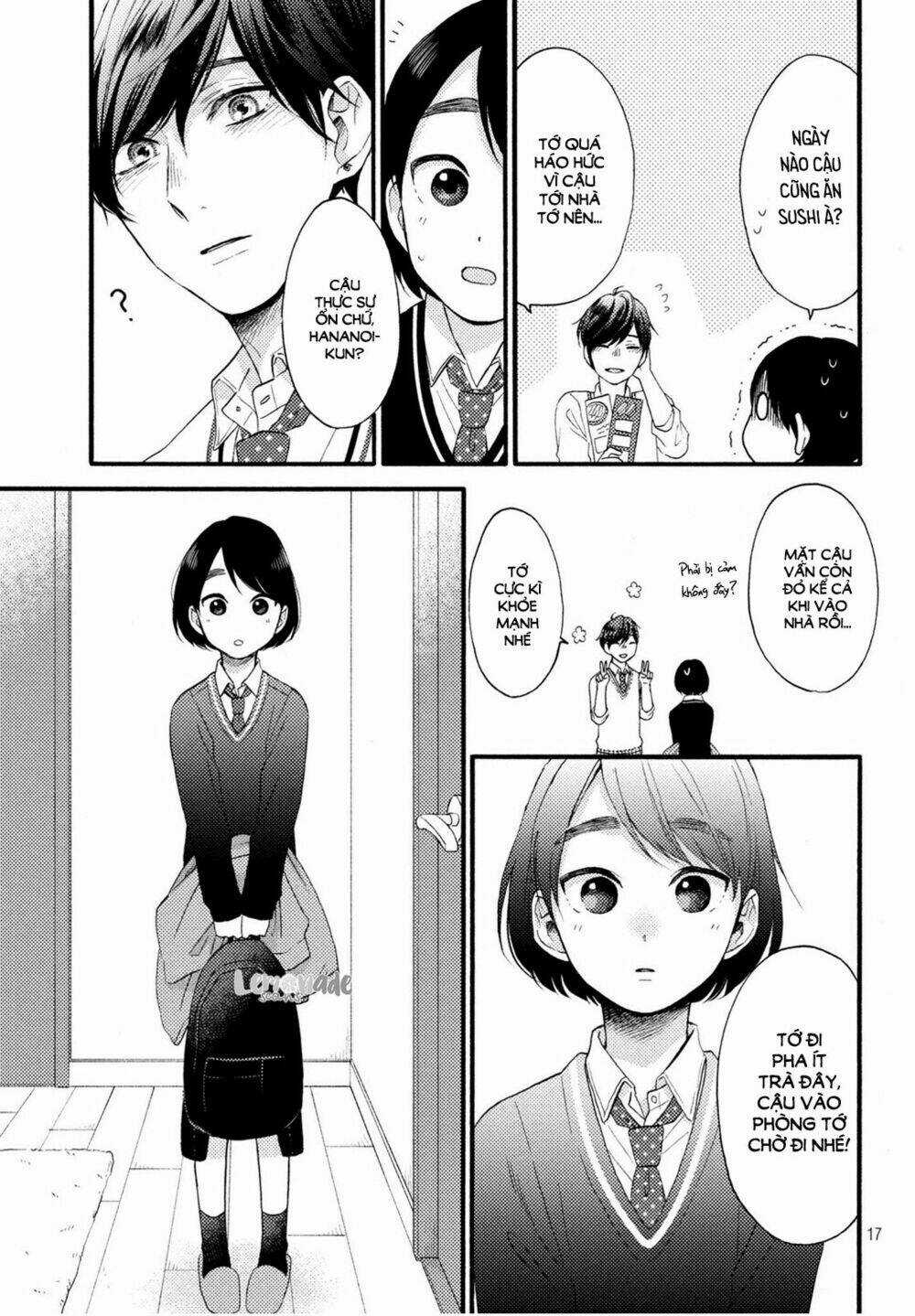 Hananoi-Kun Và Căn Bệnh Tình Yêu Chapter 3 trang 17