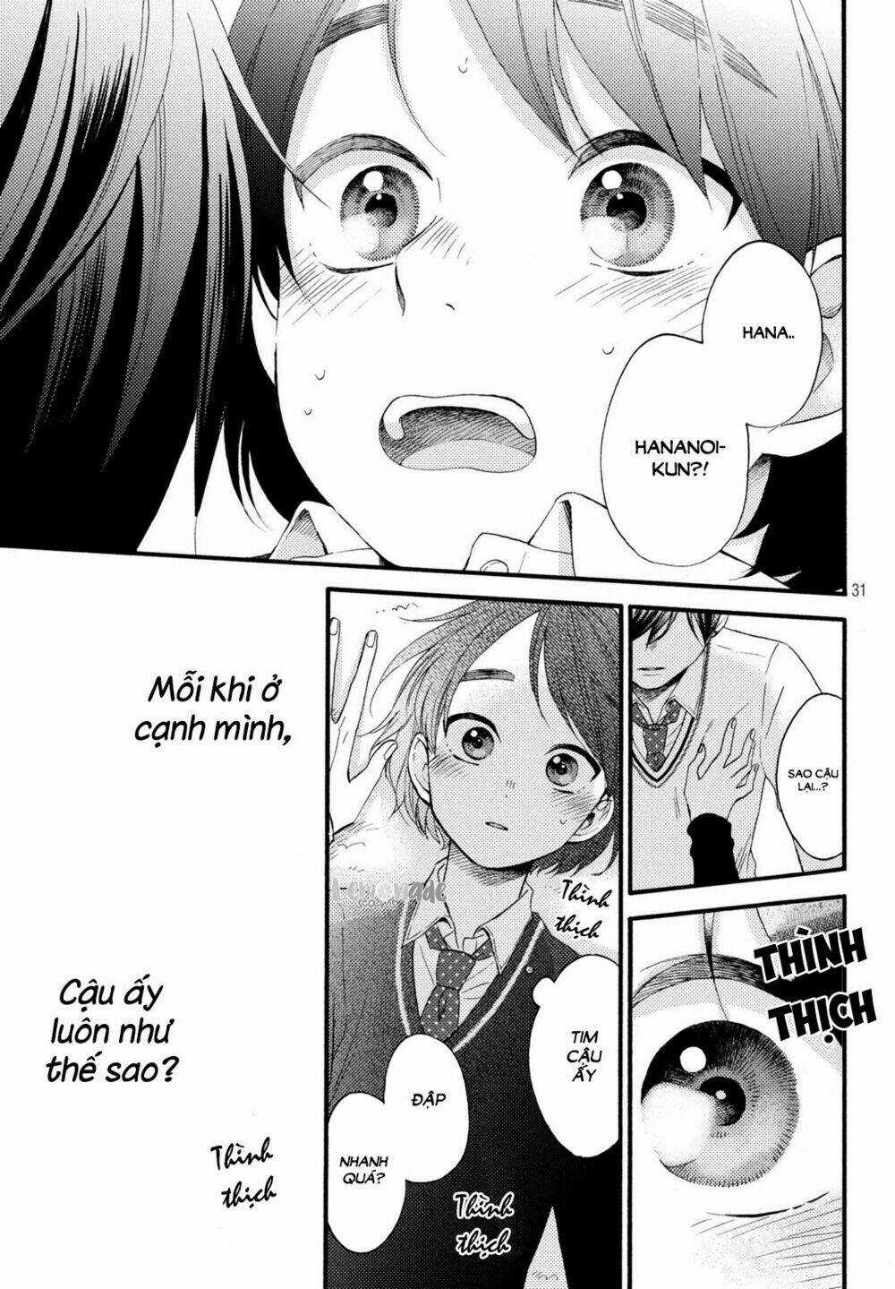 Hananoi-Kun Và Căn Bệnh Tình Yêu Chapter 3 trang 32