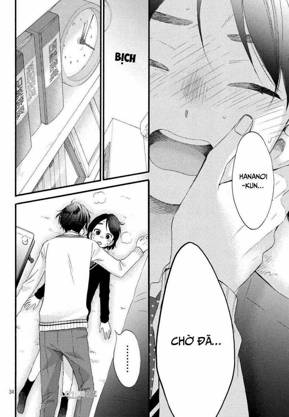 Hananoi-Kun Và Căn Bệnh Tình Yêu Chapter 3 trang 35