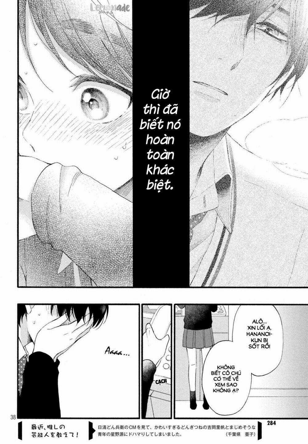 Hananoi-Kun Và Căn Bệnh Tình Yêu Chapter 3 trang 39