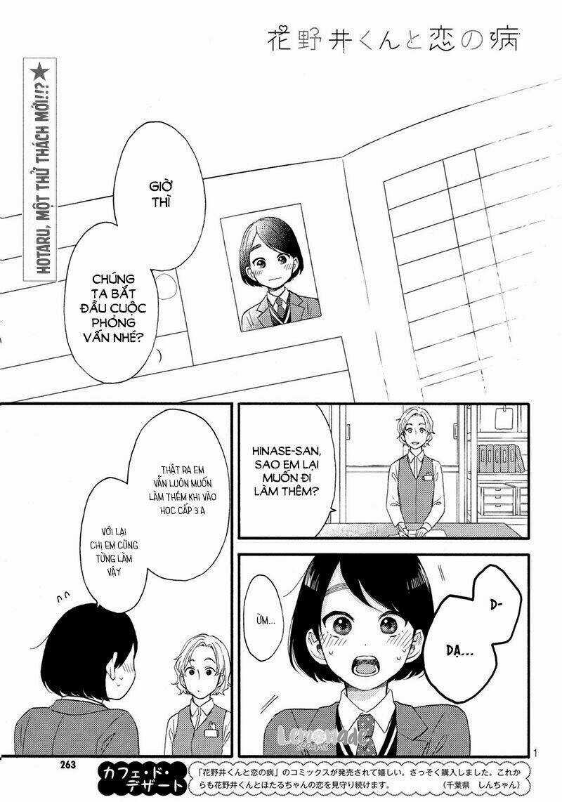 Hananoi-Kun Và Căn Bệnh Tình Yêu Chapter 6 trang 2