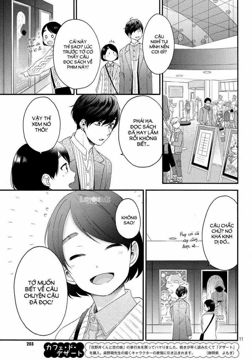 Hananoi-Kun Và Căn Bệnh Tình Yêu Chapter 8 trang 12