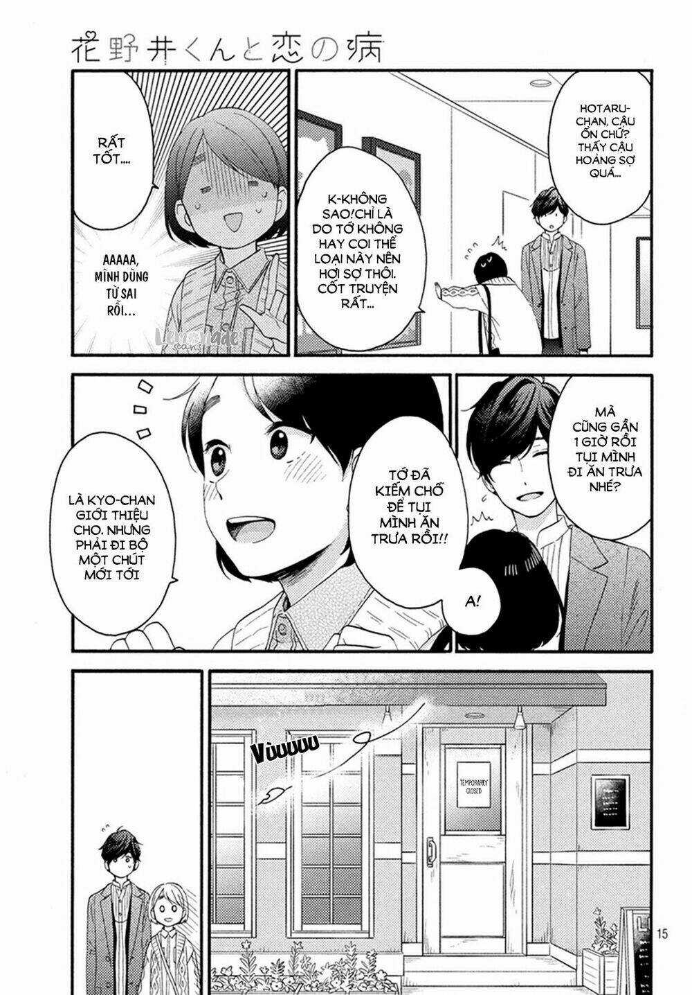 Hananoi-Kun Và Căn Bệnh Tình Yêu Chapter 8 trang 16