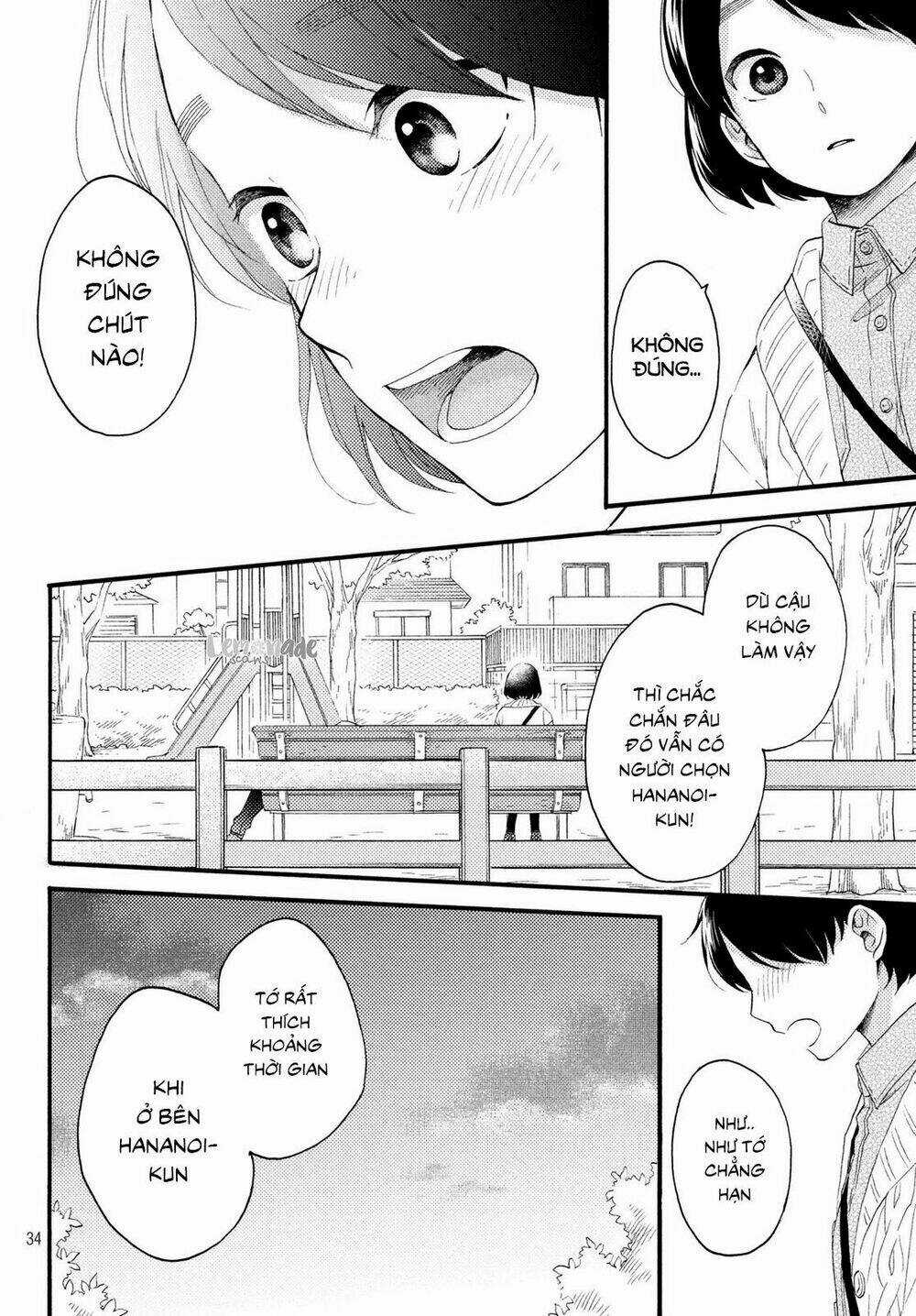 Hananoi-Kun Và Căn Bệnh Tình Yêu Chapter 8 trang 35