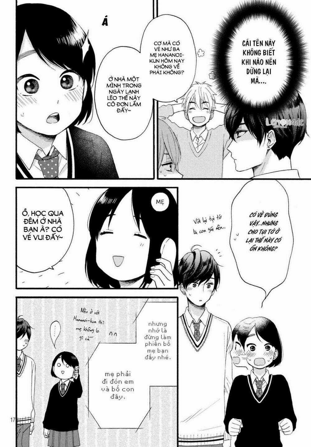 Hananoi-Kun Và Căn Bệnh Tình Yêu Chapter 9 trang 18