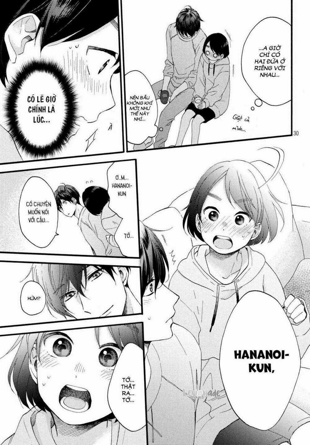 Hananoi-Kun Và Căn Bệnh Tình Yêu Chapter 9 trang 31