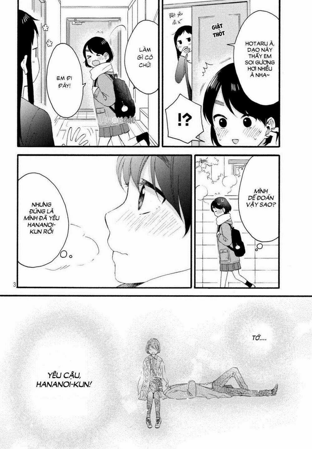 Hananoi-Kun Và Căn Bệnh Tình Yêu Chapter 9 trang 4