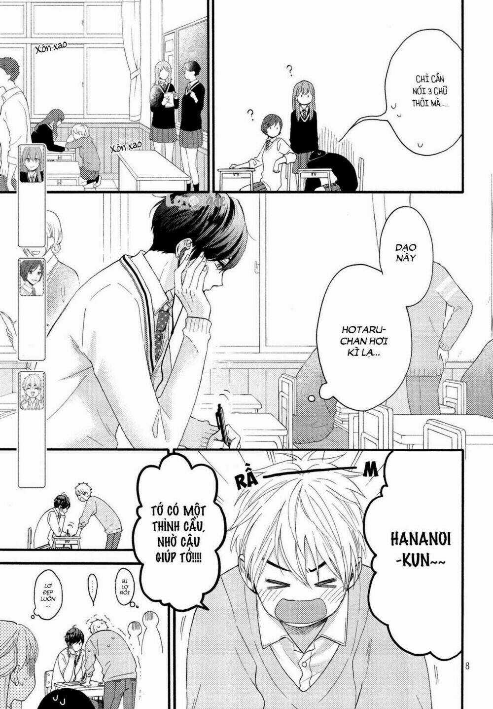 Hananoi-Kun Và Căn Bệnh Tình Yêu Chapter 9 trang 9