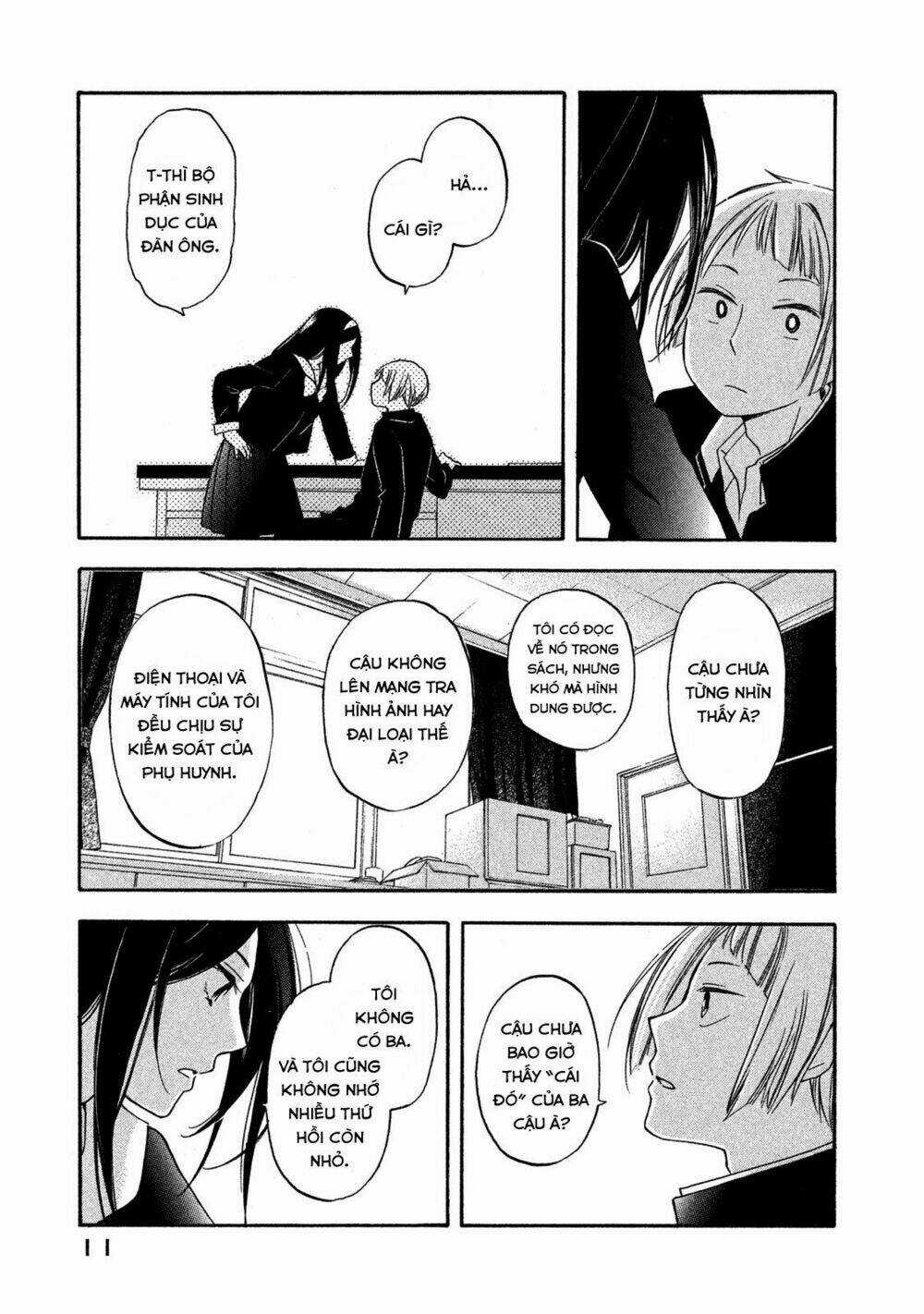 Hanazono And Kazoe's Bizzare After School Rendezvous Chapter 1 trang 10