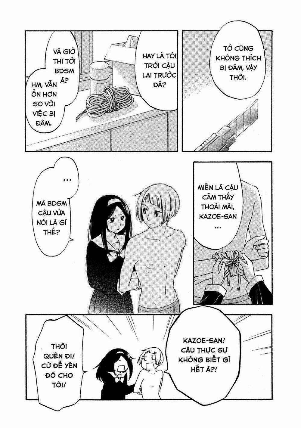 Hanazono And Kazoe's Bizzare After School Rendezvous Chapter 1 trang 16