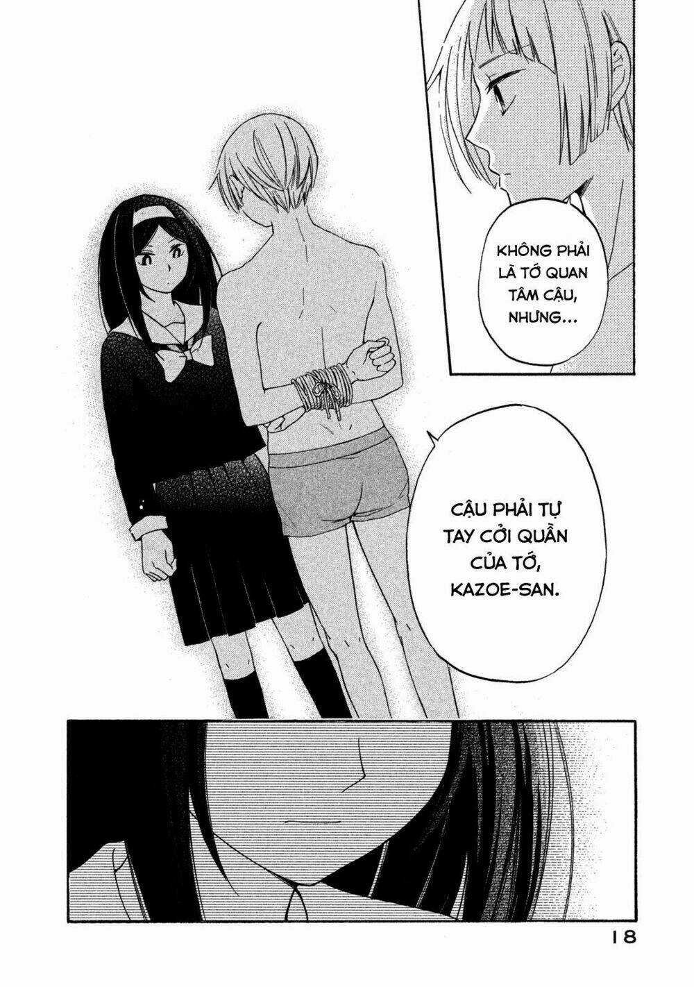 Hanazono And Kazoe's Bizzare After School Rendezvous Chapter 1 trang 17