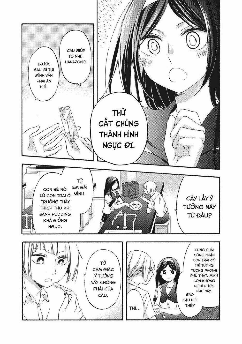 Hanazono And Kazoe's Bizzare After School Rendezvous Chapter 11 trang 9
