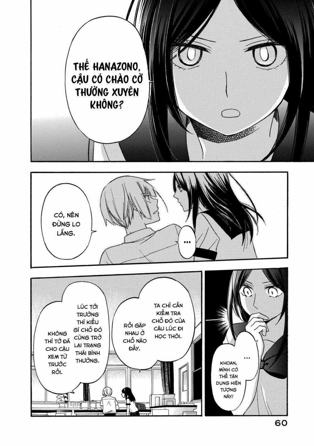 Hanazono And Kazoe's Bizzare After School Rendezvous Chapter 12 trang 8