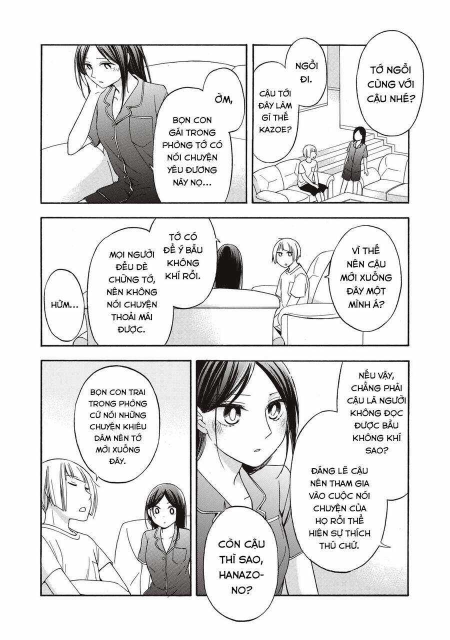 Hanazono And Kazoe's Bizzare After School Rendezvous Chapter 14 trang 9