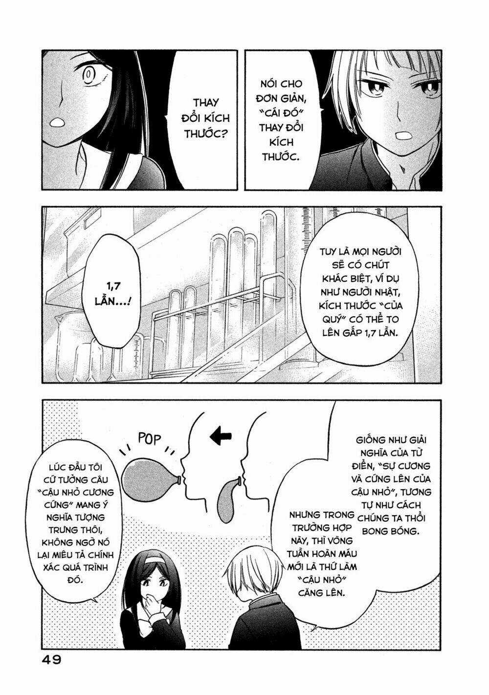 Hanazono And Kazoe's Bizzare After School Rendezvous Chapter 3 trang 10