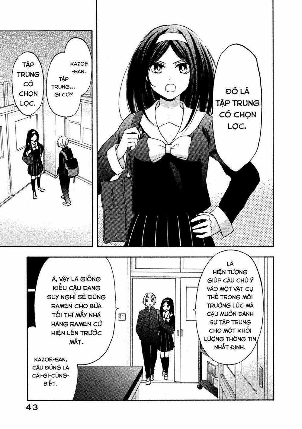 Hanazono And Kazoe's Bizzare After School Rendezvous Chapter 3 trang 4