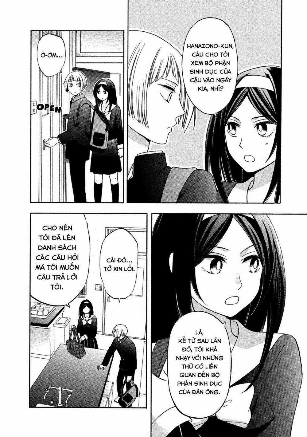 Hanazono And Kazoe's Bizzare After School Rendezvous Chapter 3 trang 5