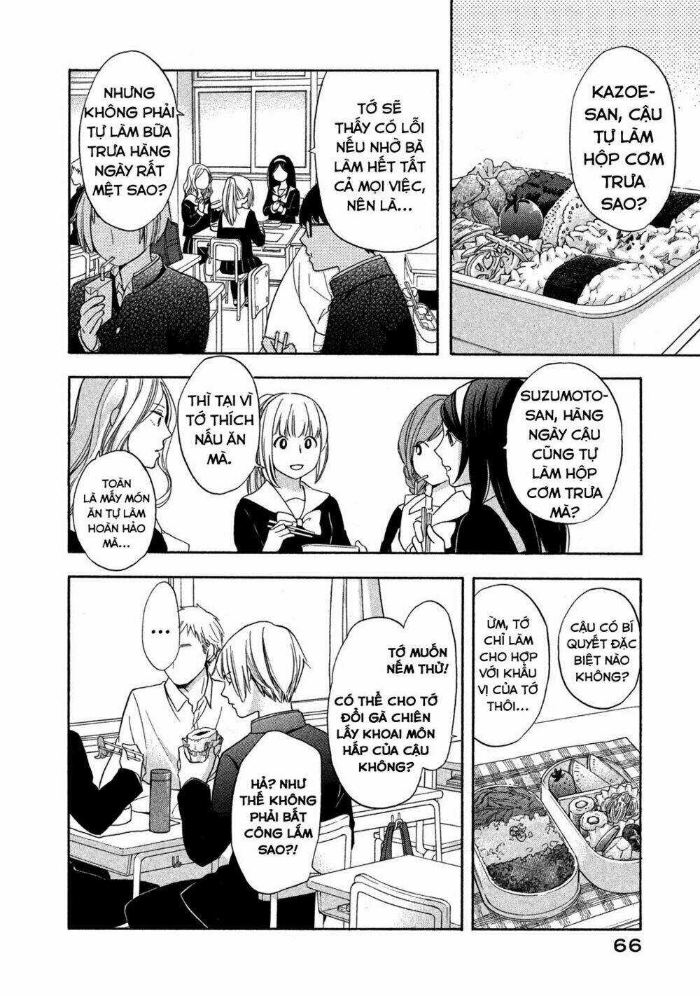 Hanazono And Kazoe's Bizzare After School Rendezvous Chapter 4 trang 10