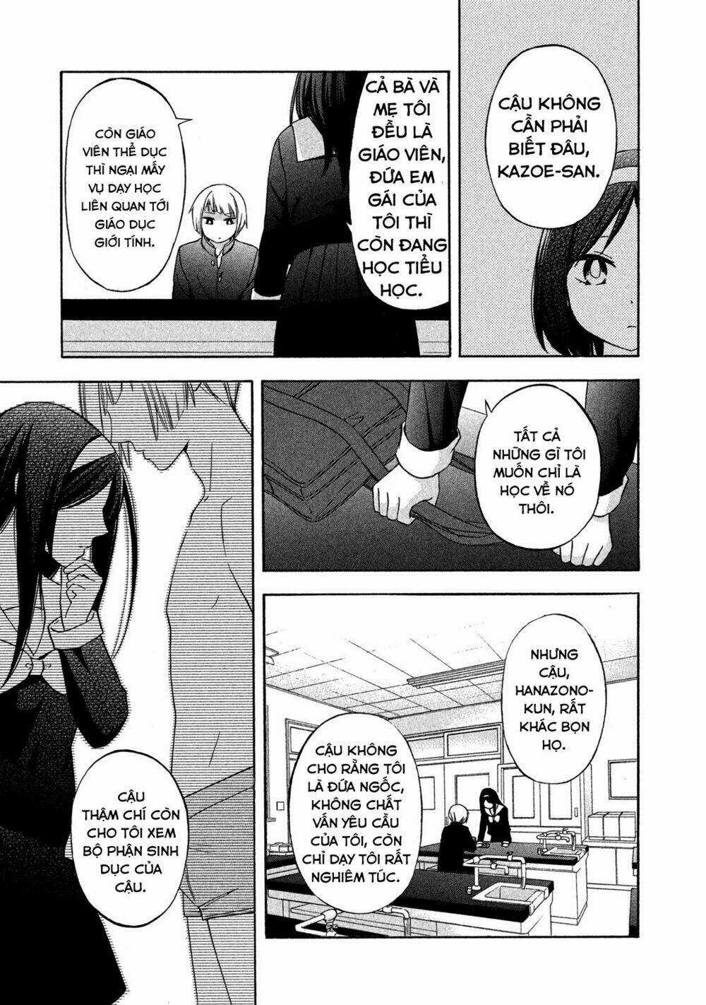 Hanazono And Kazoe's Bizzare After School Rendezvous Chapter 4 trang 19