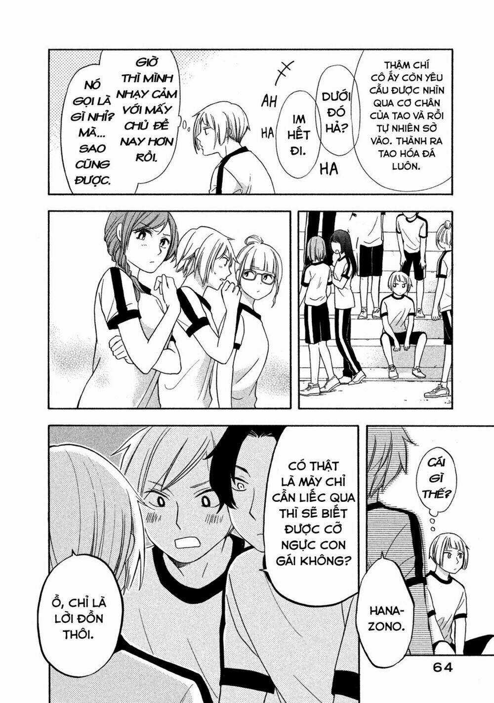 Hanazono And Kazoe's Bizzare After School Rendezvous Chapter 4 trang 8