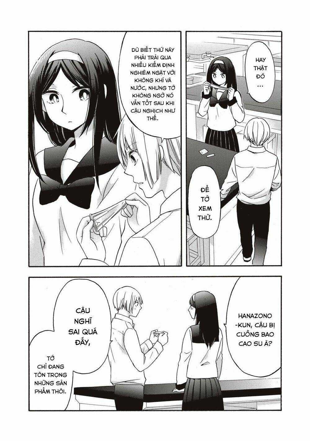 Hanazono And Kazoe's Bizzare After School Rendezvous Chapter 6 trang 16