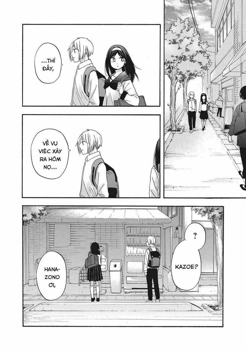Hanazono And Kazoe's Bizzare After School Rendezvous Chapter 8 trang 10