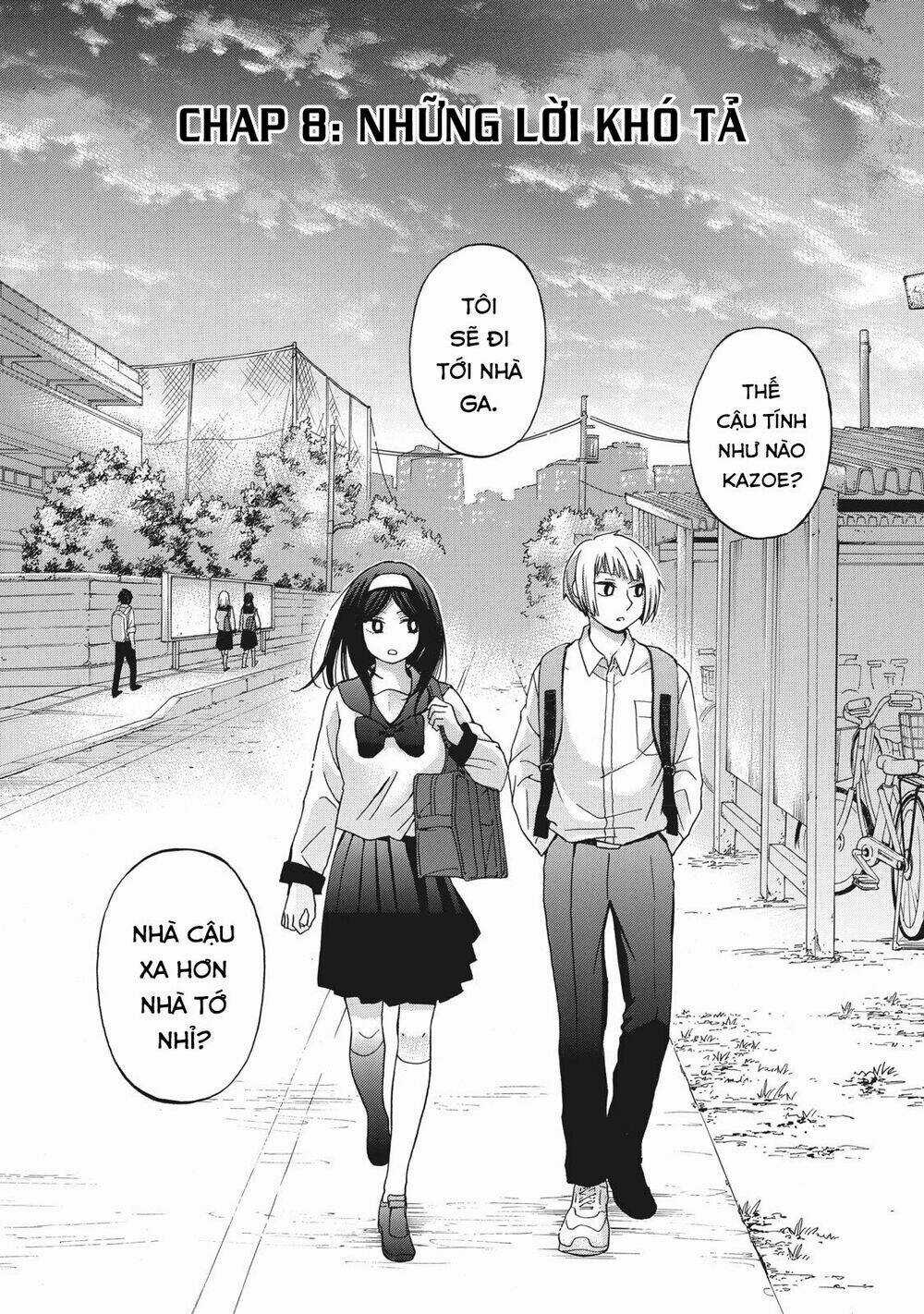 Hanazono And Kazoe's Bizzare After School Rendezvous Chapter 8 trang 3