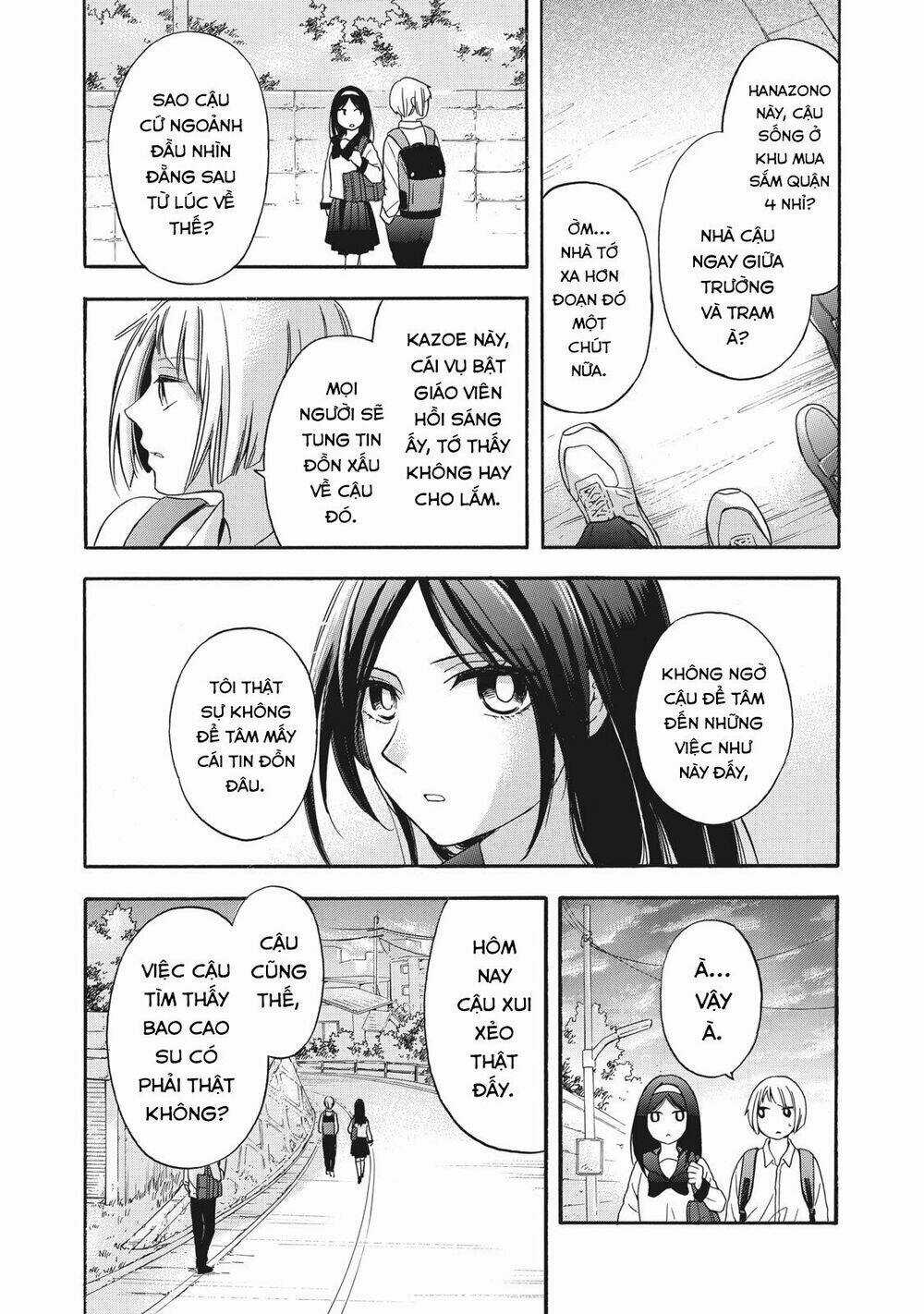 Hanazono And Kazoe's Bizzare After School Rendezvous Chapter 8 trang 4