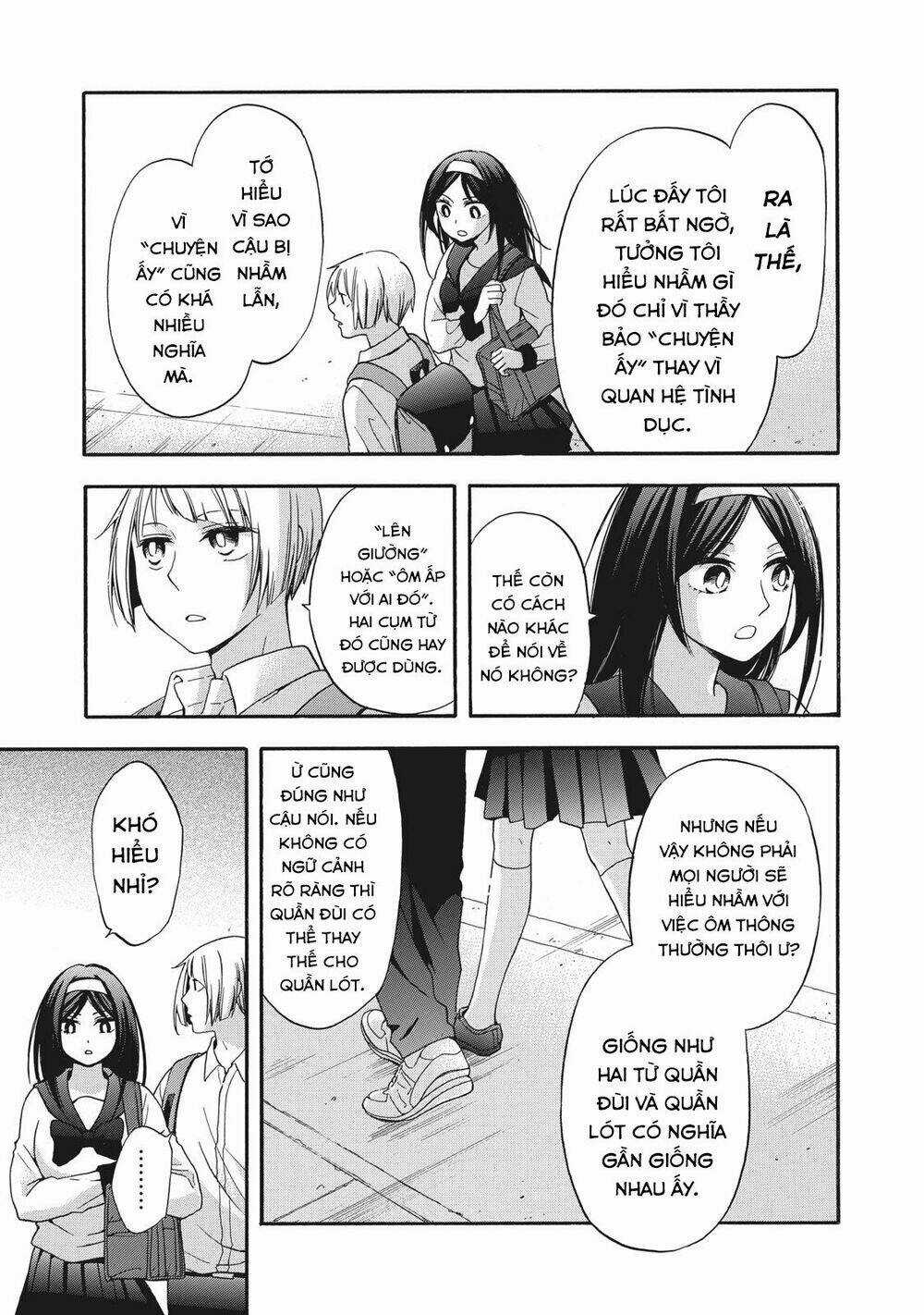 Hanazono And Kazoe's Bizzare After School Rendezvous Chapter 8 trang 7