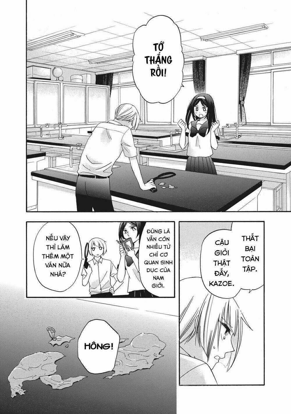 Hanazono And Kazoe's Bizzare After School Rendezvous Chapter 9 trang 18