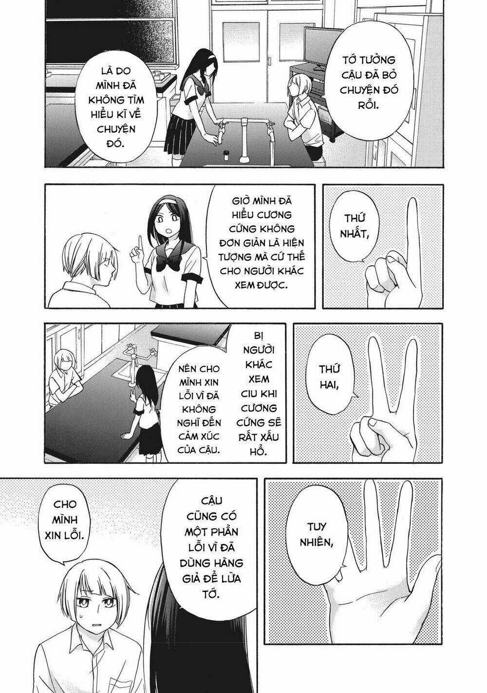 Hanazono And Kazoe's Bizzare After School Rendezvous Chapter 9 trang 5