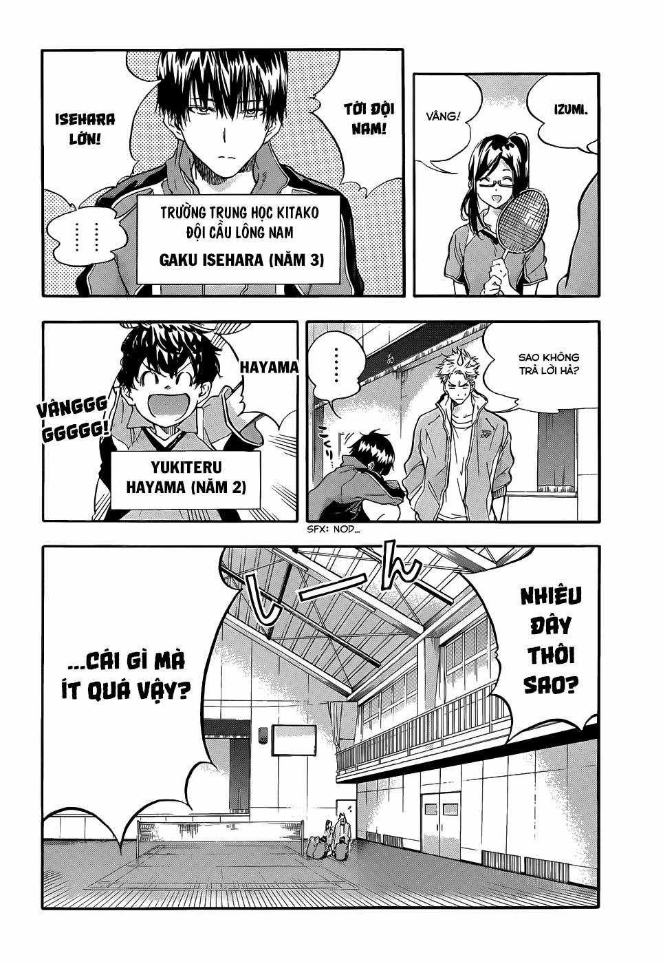 Hanebado! - Đội cầu lông nữ sinh trung học Chapter 1 trang 4