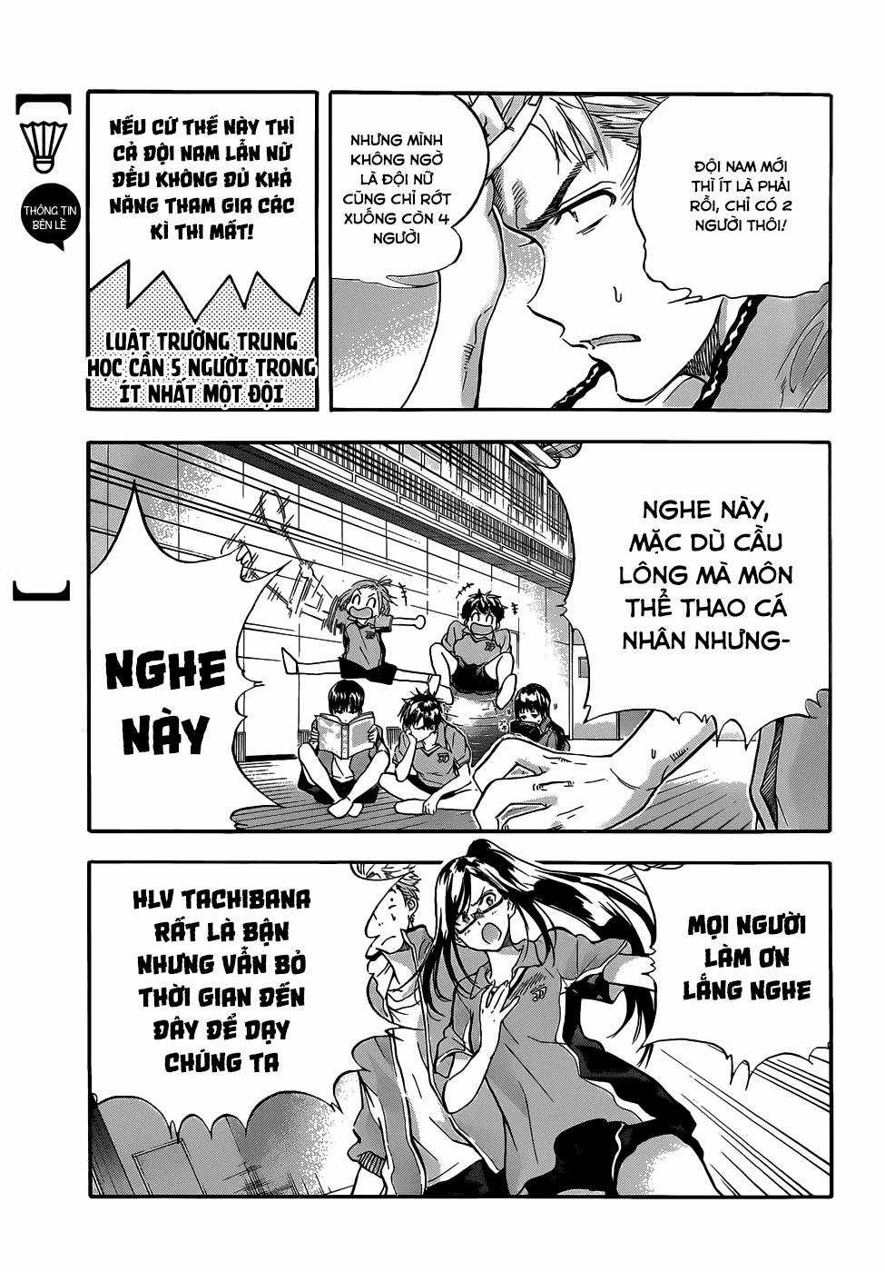 Hanebado! - Đội cầu lông nữ sinh trung học Chapter 1 trang 5