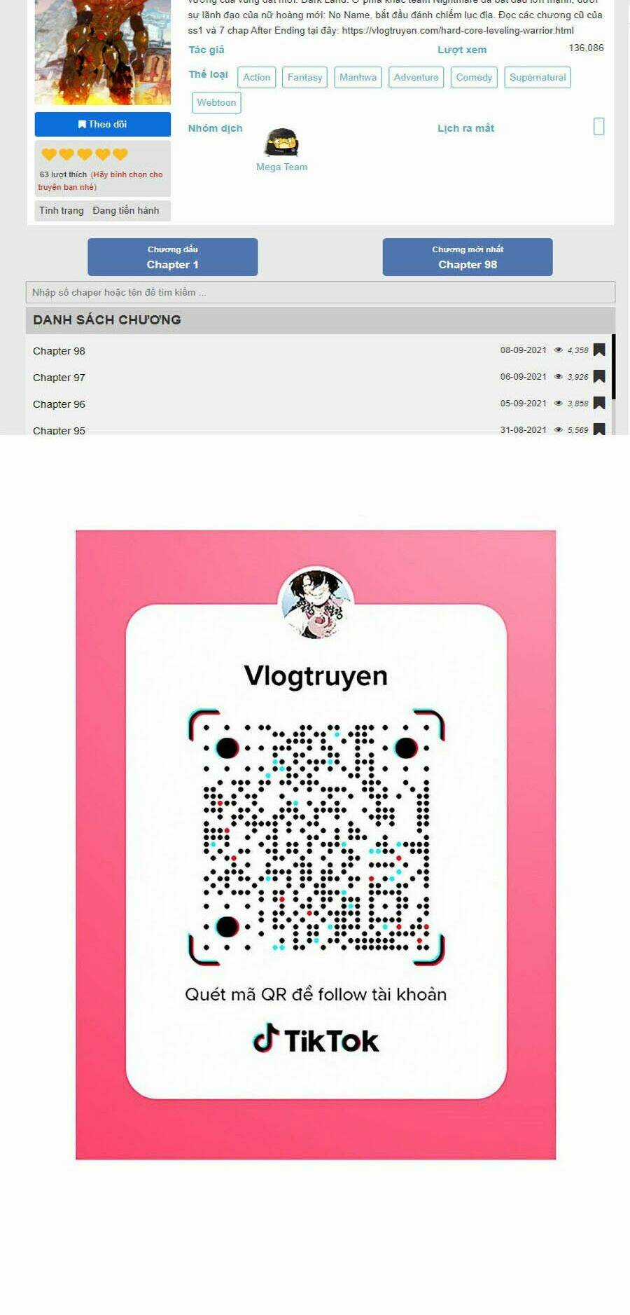 Hard Core Leveling Warrior Ss2 Chapter 102 trang 140