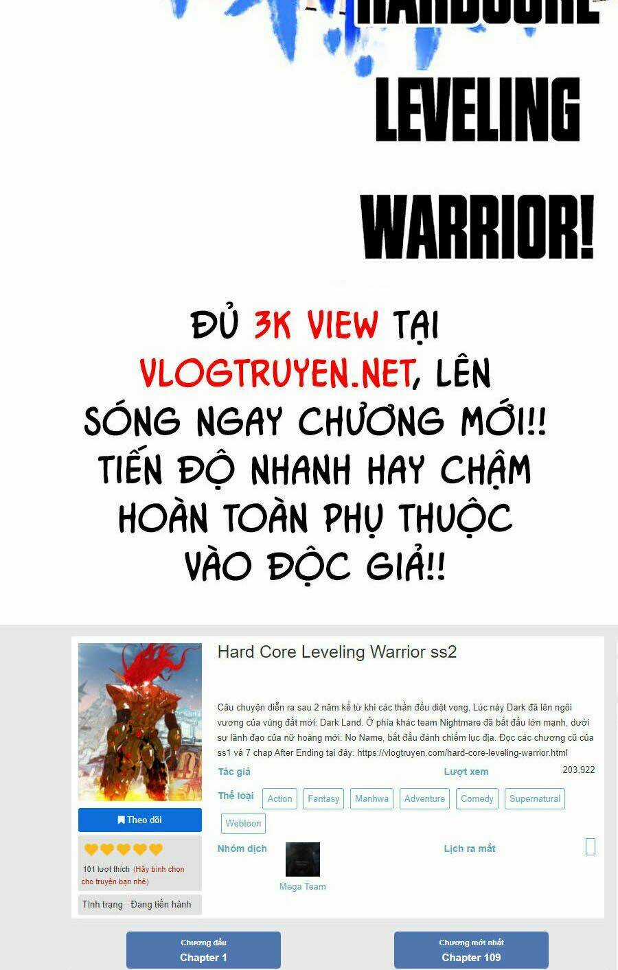 Hard Core Leveling Warrior Ss2 Chapter 112 trang 99