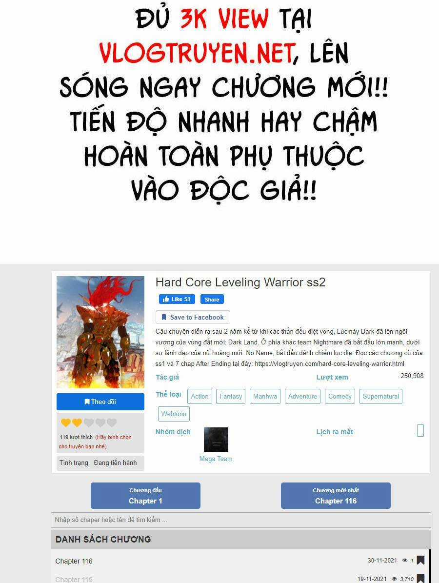 Hard Core Leveling Warrior Ss2 Chapter 116 trang 117