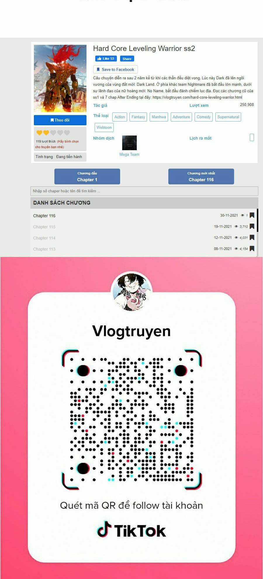 Hard Core Leveling Warrior Ss2 Chapter 119 trang 74