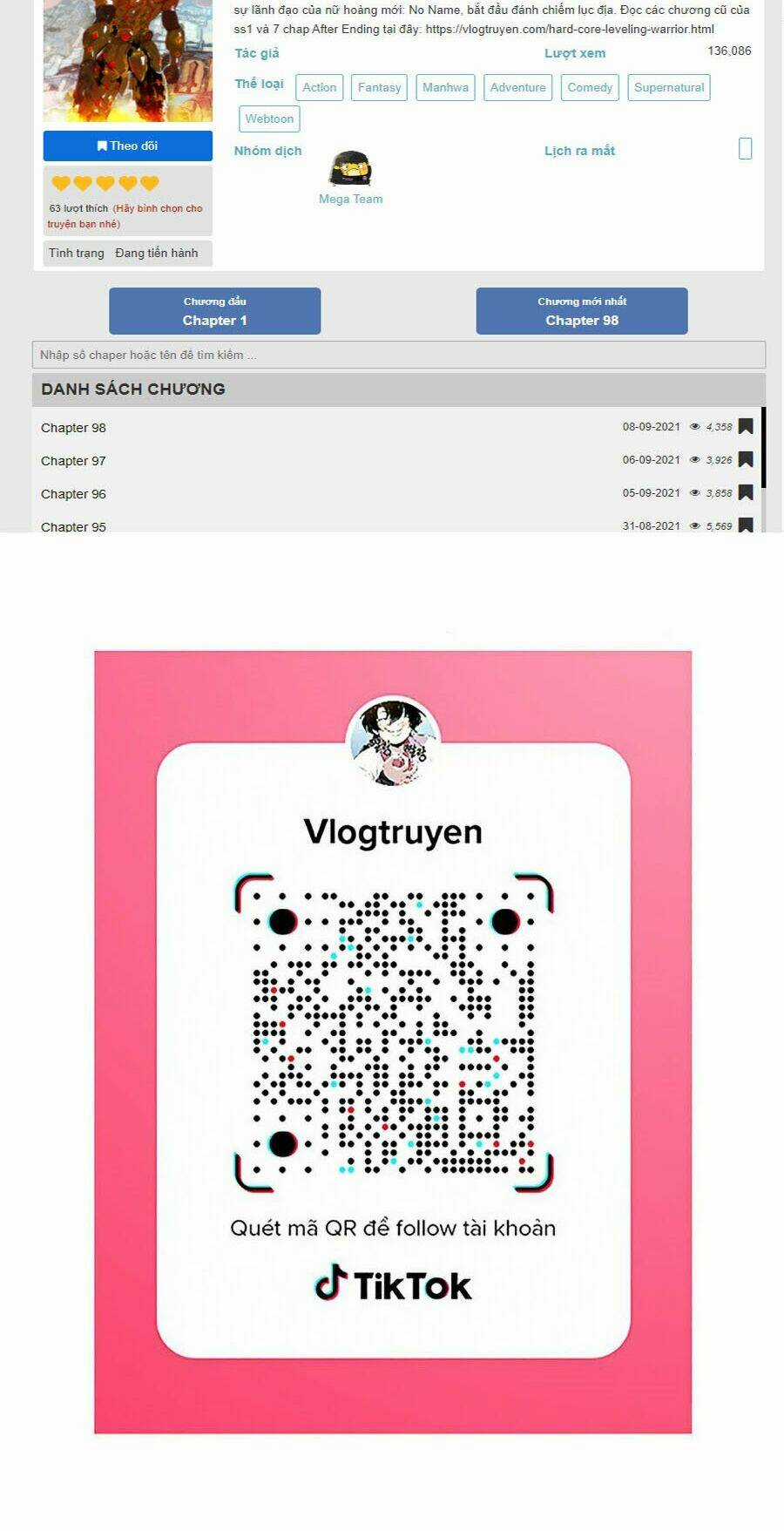 Hard Core Leveling Warrior Ss2 Chapter 99 trang 123