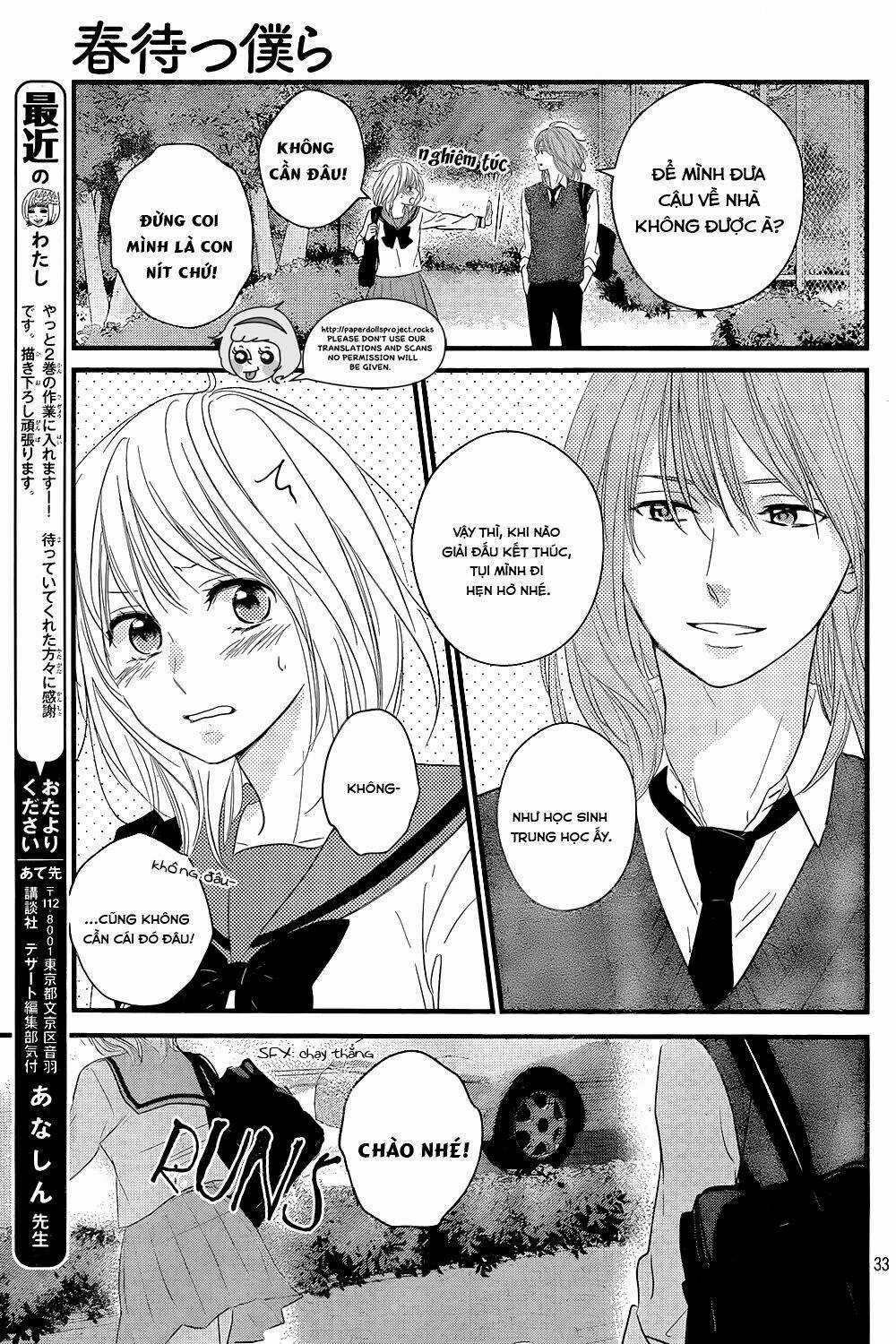 Haru Matsu Bokura Chapter 10 trang 34