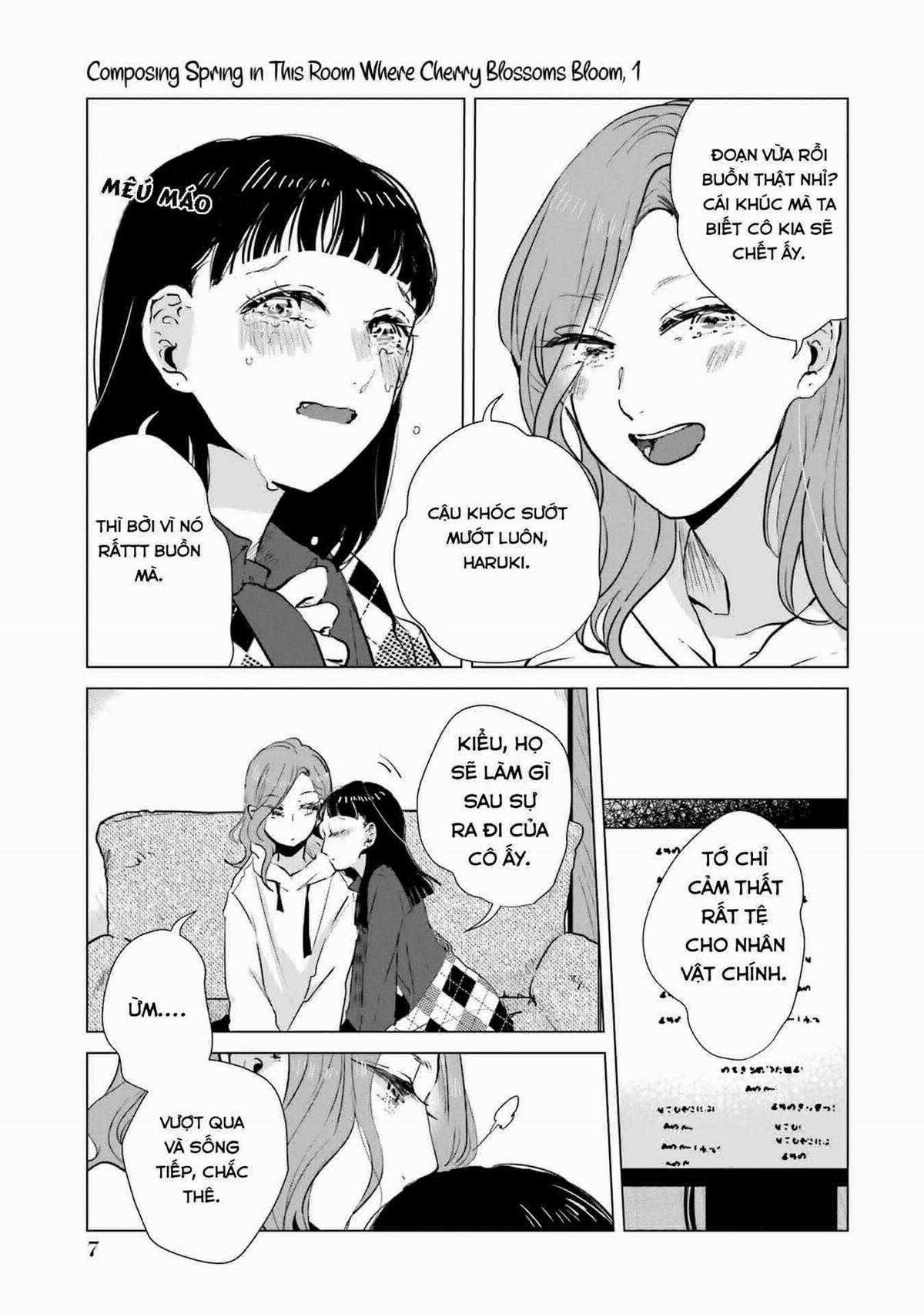 Haru Tsuzuru, Sakura Saku Kono Heya De Chapter 1 trang 7