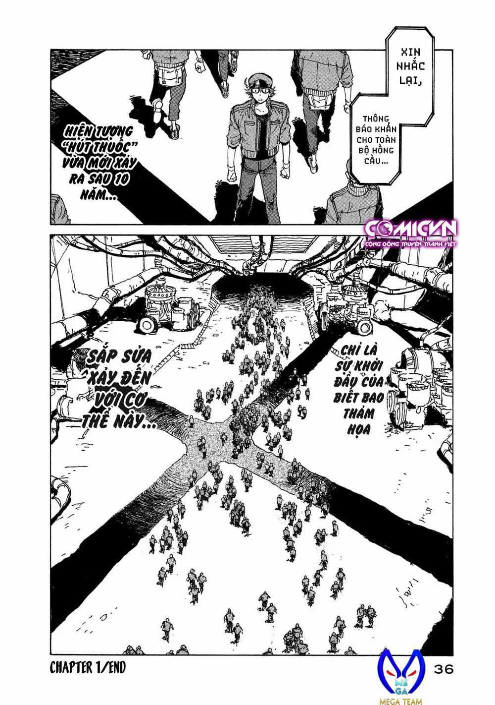 Hataraku Saibou Black Chapter 1.1 trang 35