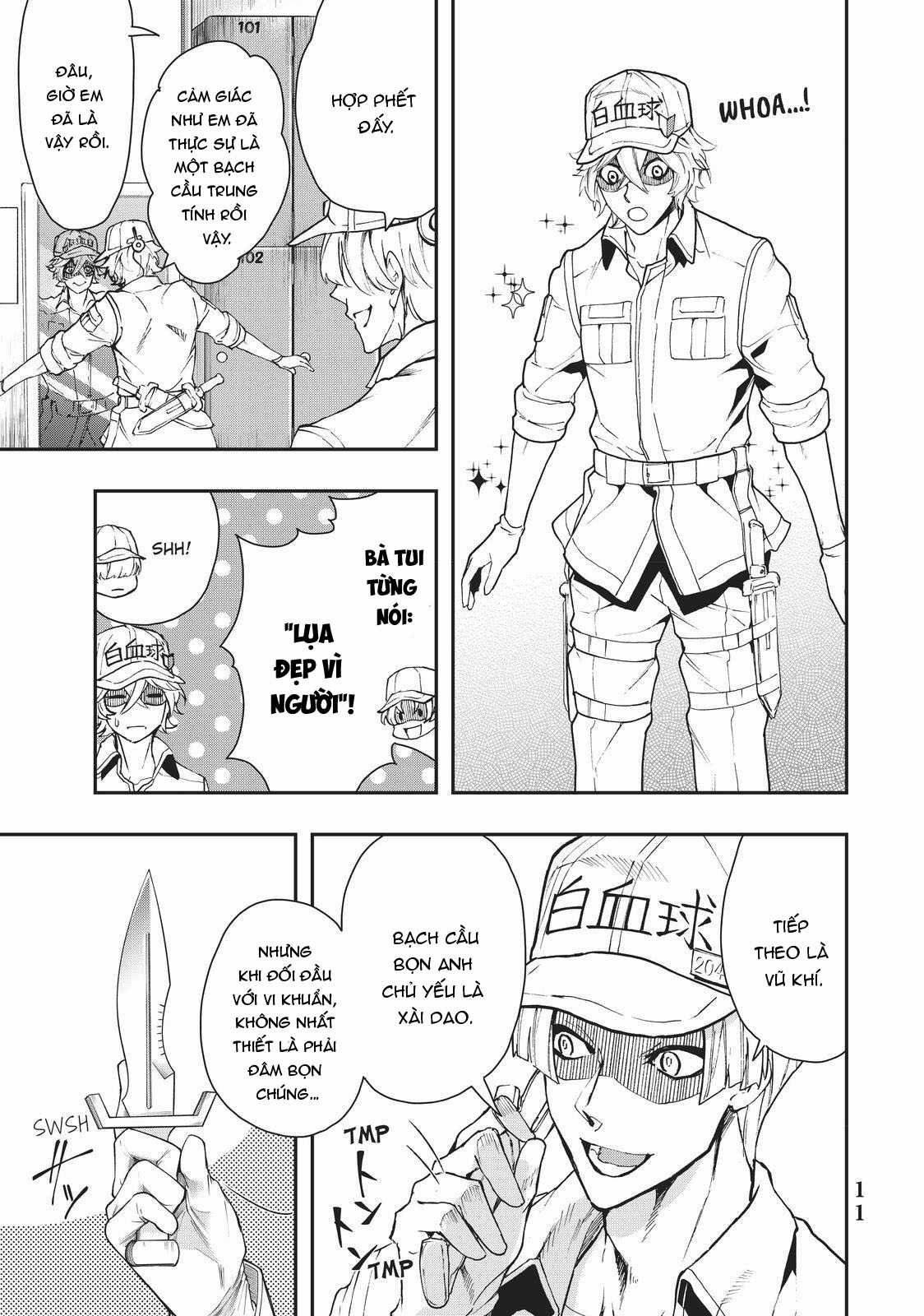 Hataraku Saibou: White Chapter 1 trang 11