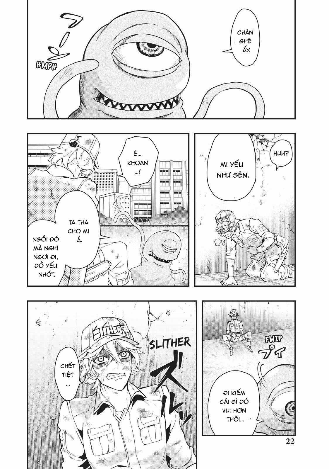 Hataraku Saibou: White Chapter 1 trang 22