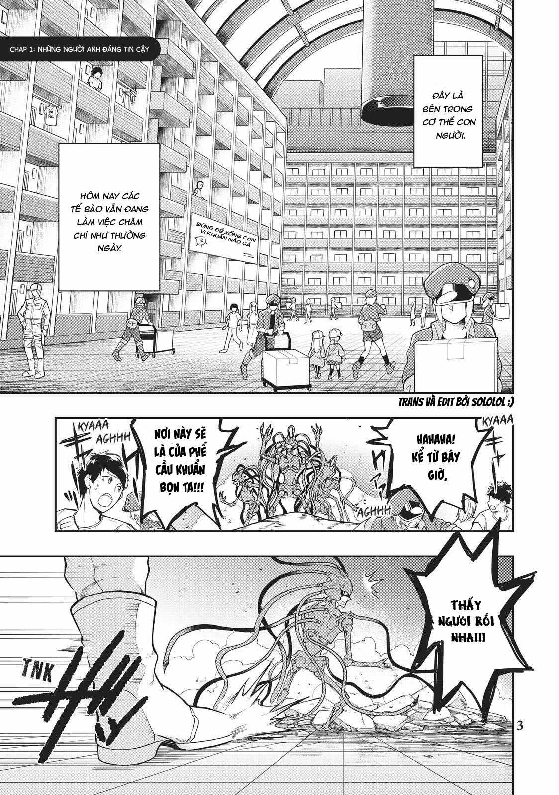 Hataraku Saibou: White Chapter 1 trang 3