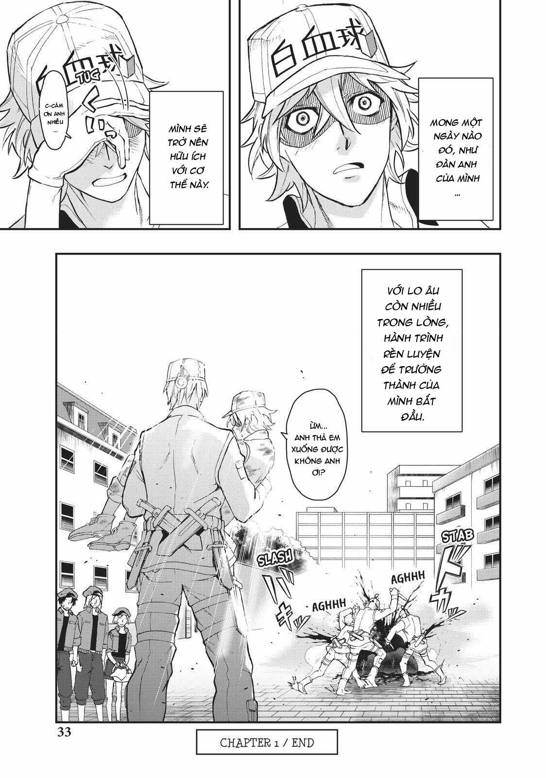 Hataraku Saibou: White Chapter 1 trang 31