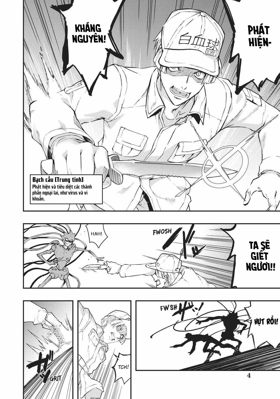 Hataraku Saibou: White Chapter 1 trang 4