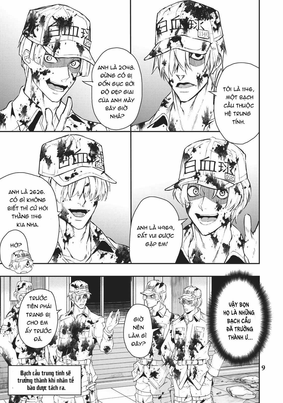 Hataraku Saibou: White Chapter 1 trang 9