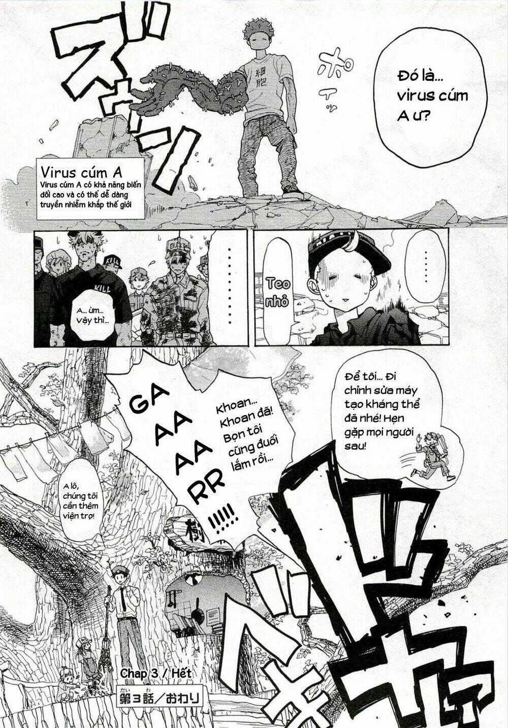 Hataraku Saibou! Chapter 3 trang 32